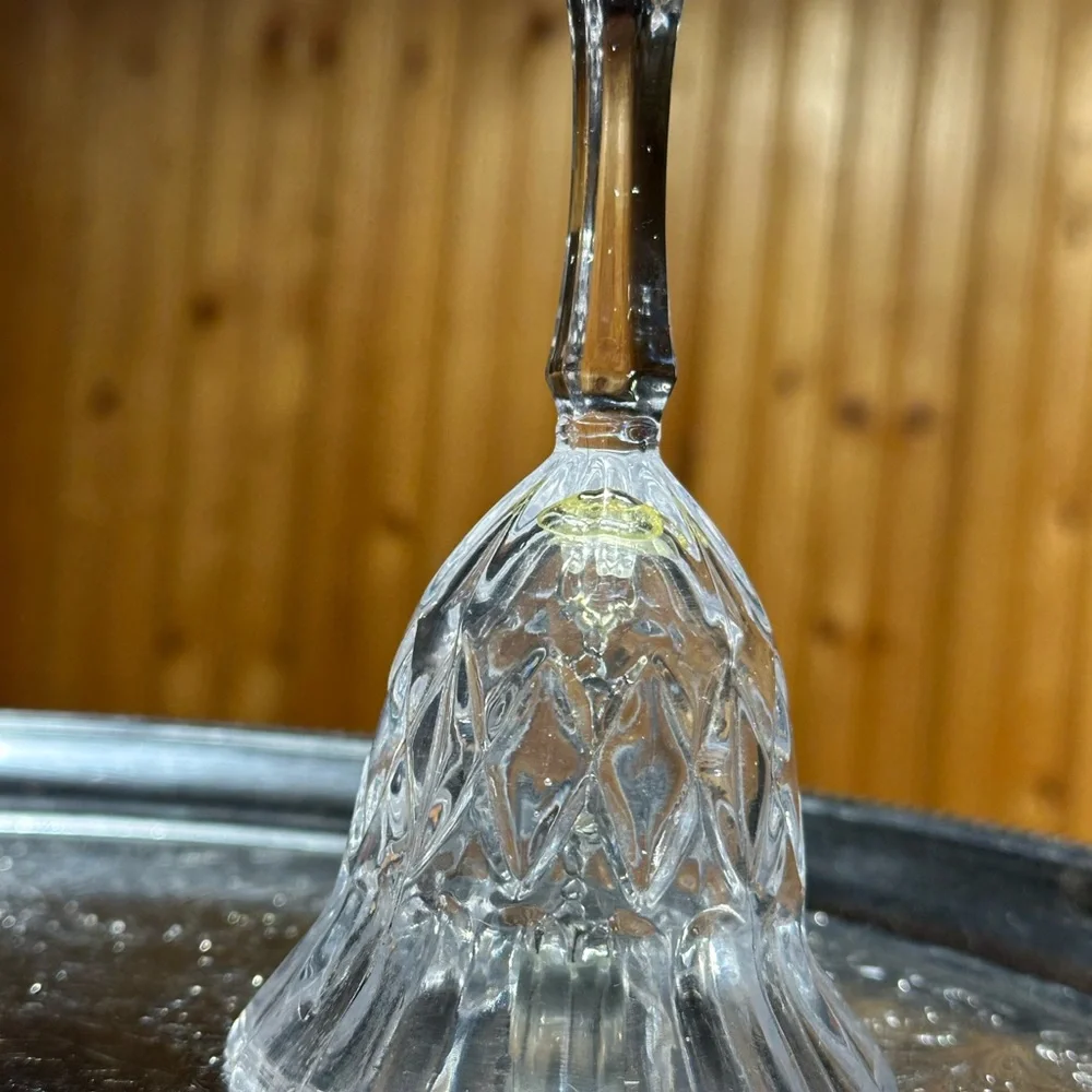 Vintage Elegant Clear Glass Bell